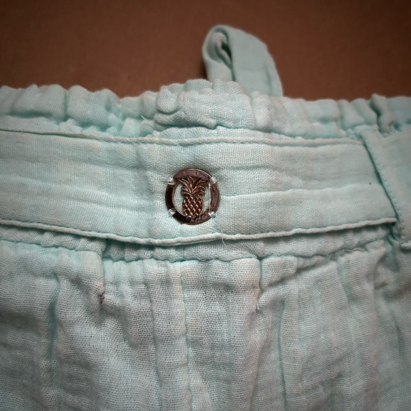 ‼️ 2 FOR $10 ‼️ Simply Southern Linen mint and pink shorts - Picture 6 of 12